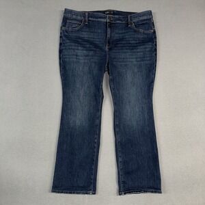 Simply Vera Vera Wang Jeans Womens 22W Blue Bootcut Distressed Denim Cowboy